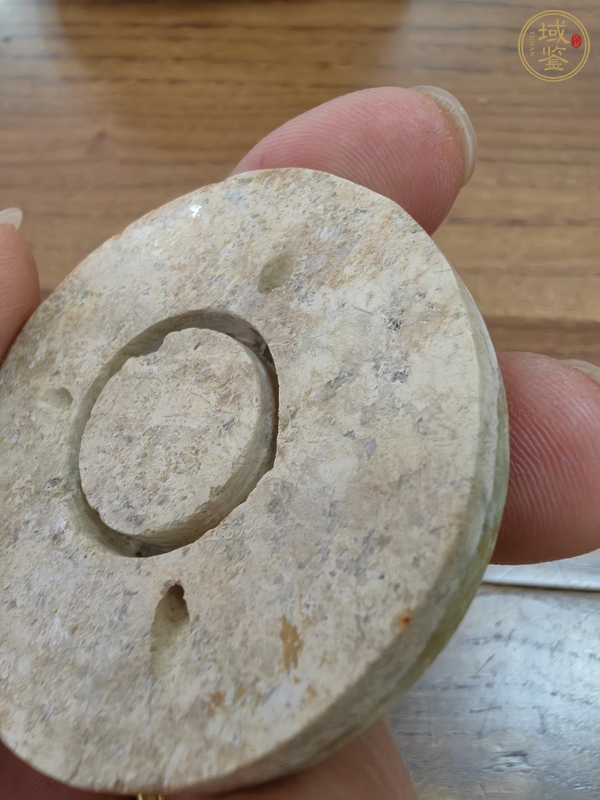古玩玉器仿古玉劍首真品鑒賞圖
