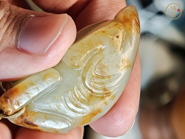 古玩玉器和田玉雕瑞獸掛件真品鑒賞圖