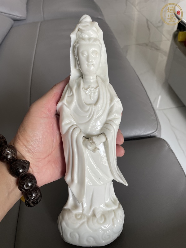 古玩德化窯觀音塑像真品鑒賞圖