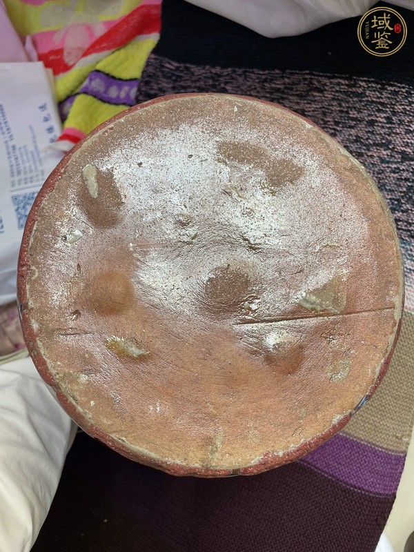 古玩陶瓷窯變紅釉罐真品鑒賞圖
