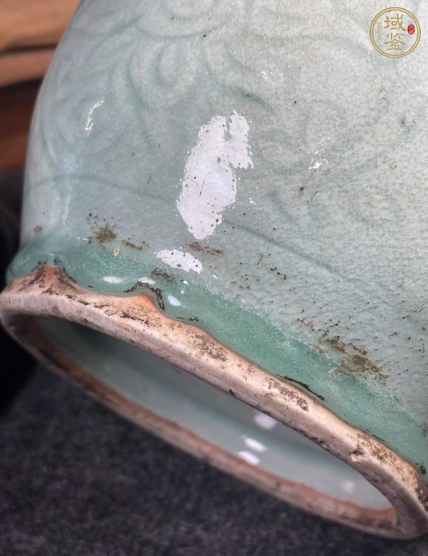 古玩陶瓷青釉瓶真品鑒賞圖