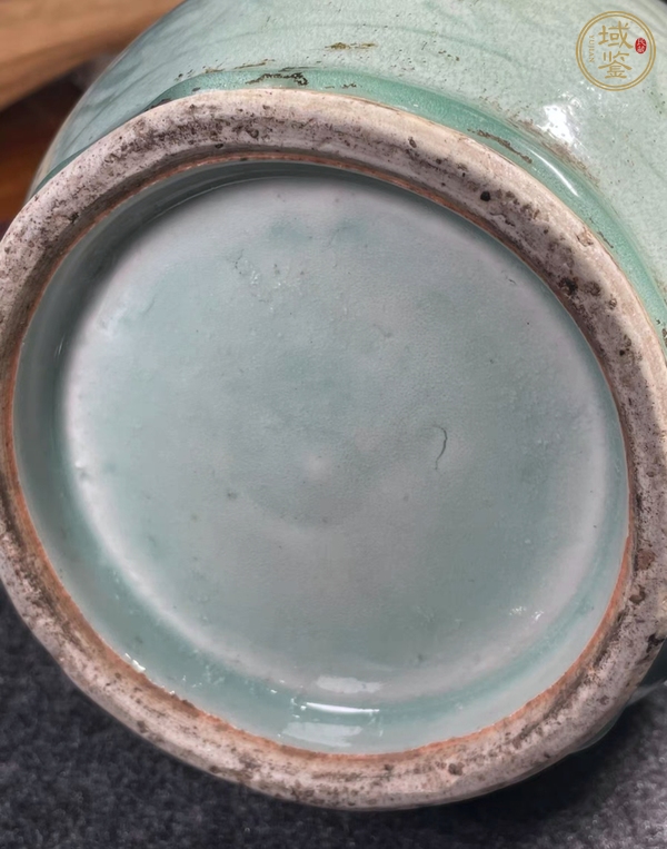 古玩陶瓷青釉瓶真品鑒賞圖
