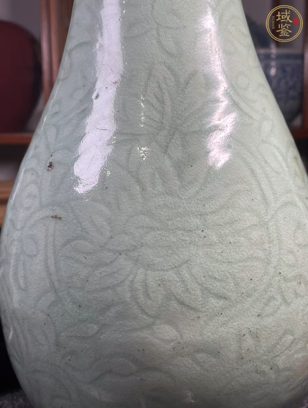 古玩陶瓷青釉瓶真品鑒賞圖