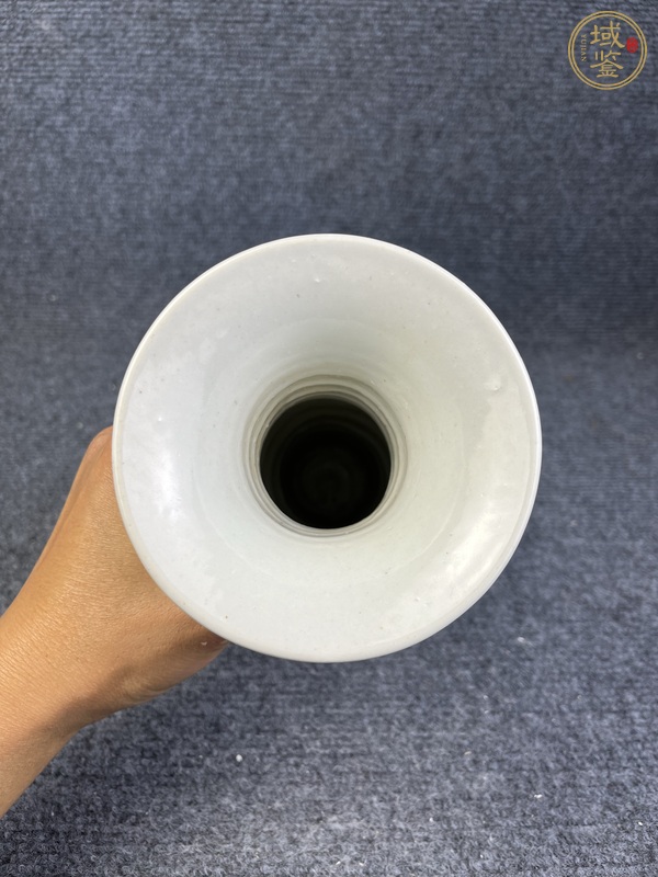 古玩陶瓷青花纏枝蓮小號(hào)鳳尾尊真品鑒賞圖