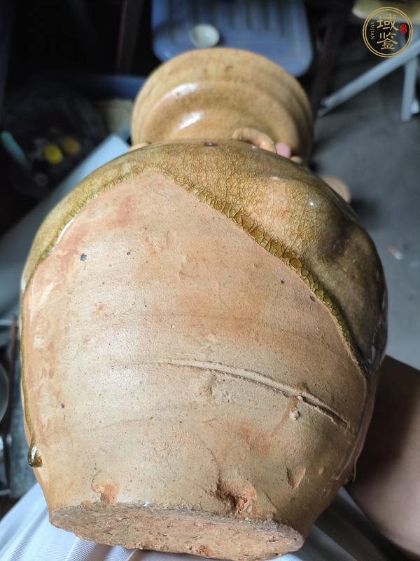 古玩陶瓷唐洪州窯盤口尊真品鑒賞圖