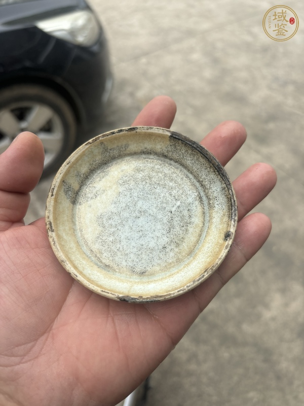 古玩青白瓷粉盒蓋真品鑒賞圖