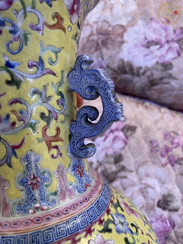 古玩陶瓷粉彩瓶真品鑒賞圖