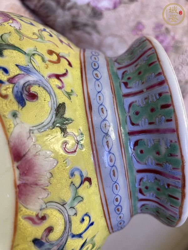 古玩陶瓷粉彩瓶真品鑒賞圖