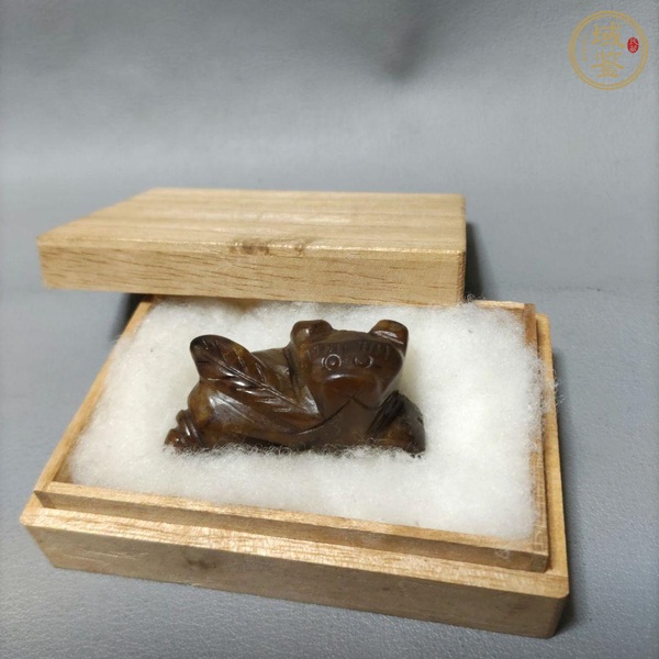 古玩岫玉雕“瑞獸”擺件真品鑒賞圖