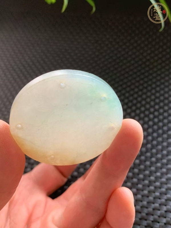 古玩玉器翡翠雕“福壽牌”真品鑒賞圖