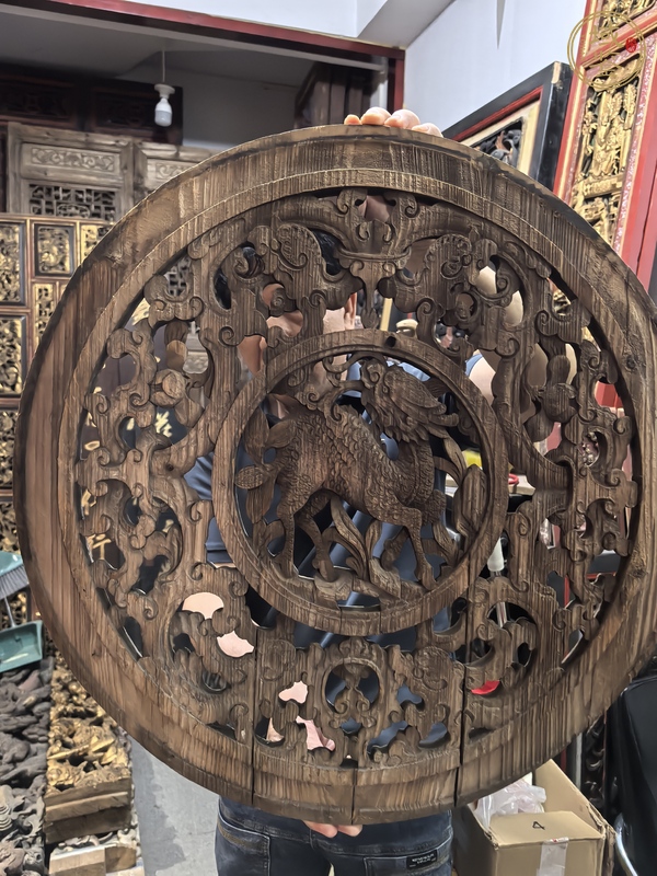 古玩木雕花板真品鑒賞圖