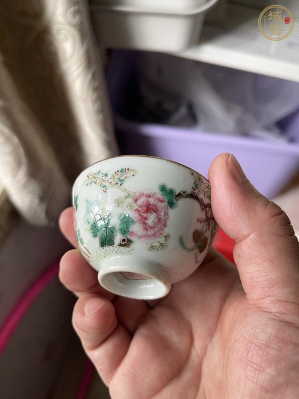 古玩粉彩杯真品鑒賞圖