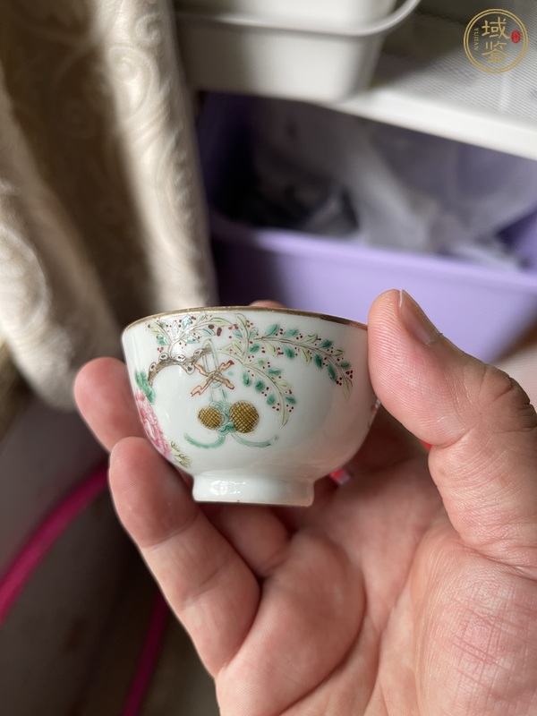 古玩陶瓷粉彩杯真品鑒賞圖