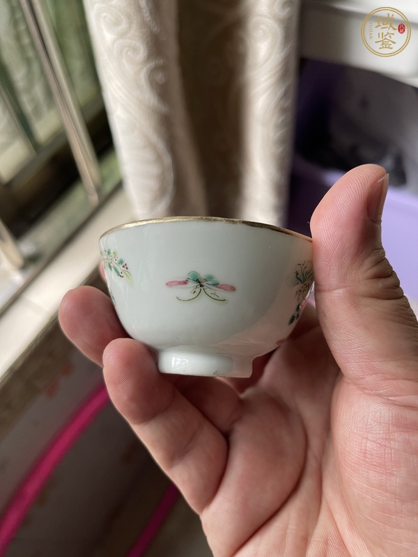 古玩陶瓷粉彩杯真品鑒賞圖