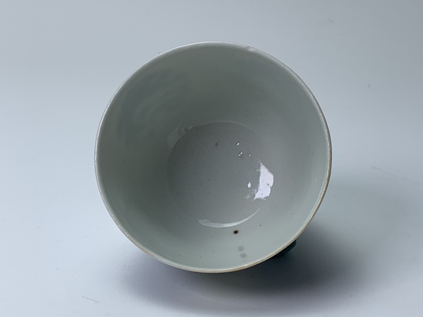 古玩陶瓷清晚期·青花團(tuán)龍紋杯拍賣，當(dāng)前價(jià)格1512元