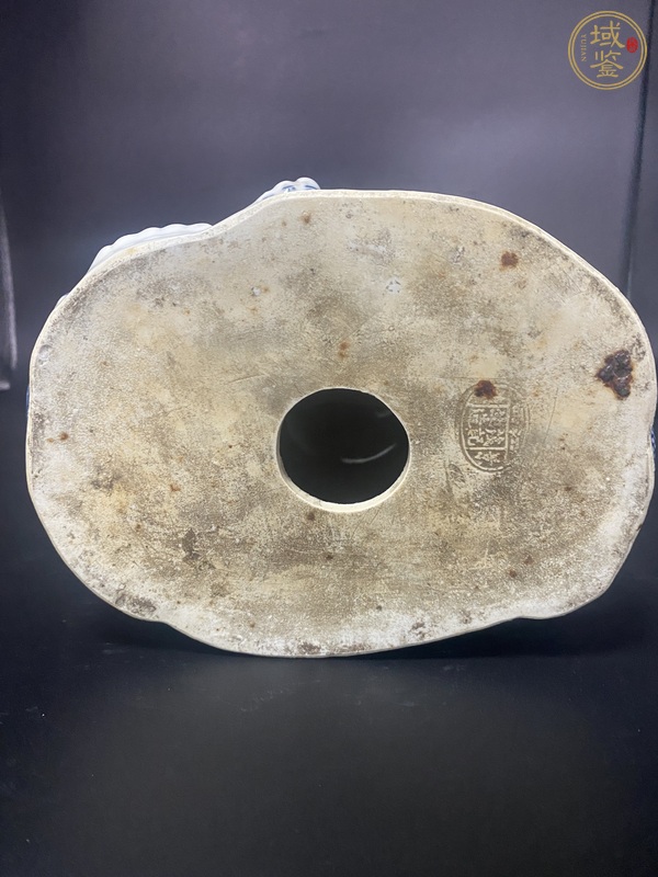 古玩陶瓷青花彌勒佛真品鑒賞圖