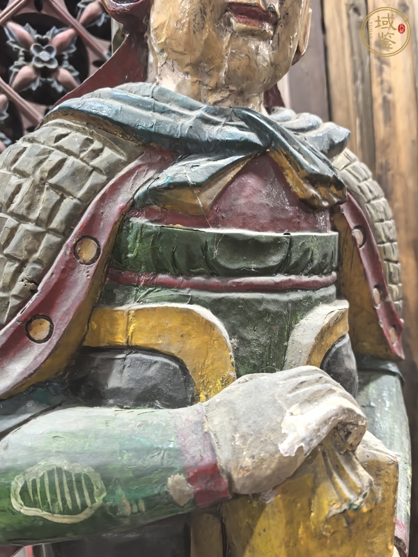 古玩雜項木雕像真品鑒賞圖