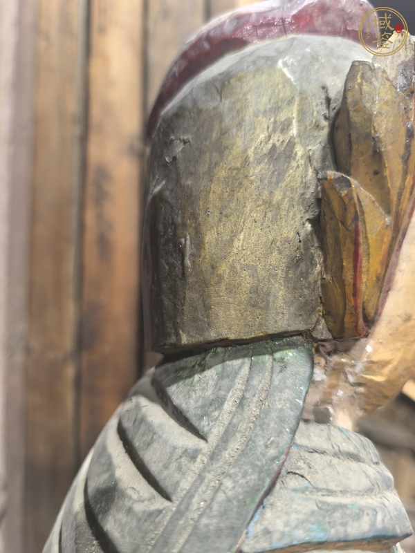 古玩雜項木雕像真品鑒賞圖