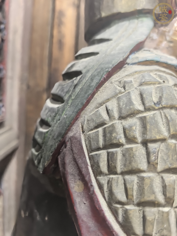 古玩雜項木雕像真品鑒賞圖