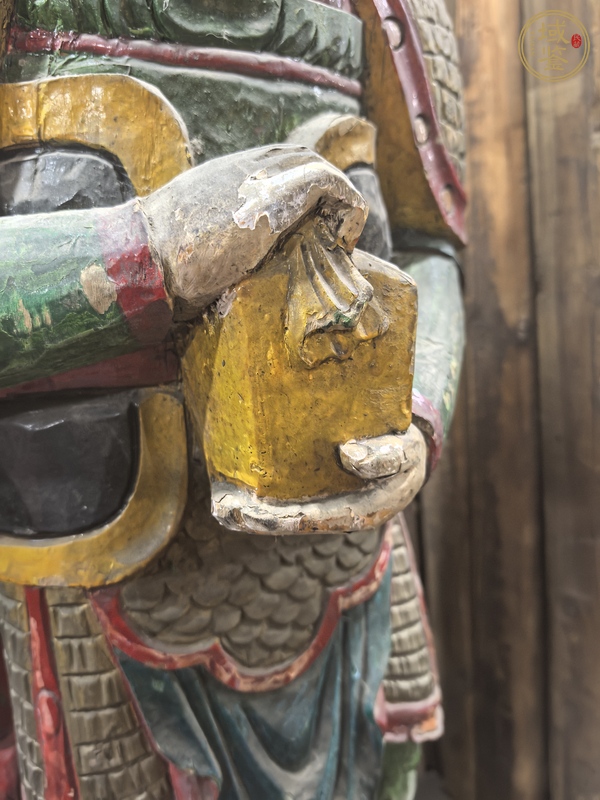 古玩雜項木雕像真品鑒賞圖