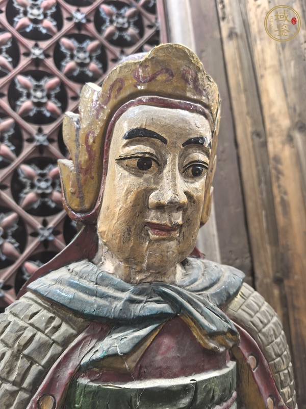 古玩雜項木雕像真品鑒賞圖