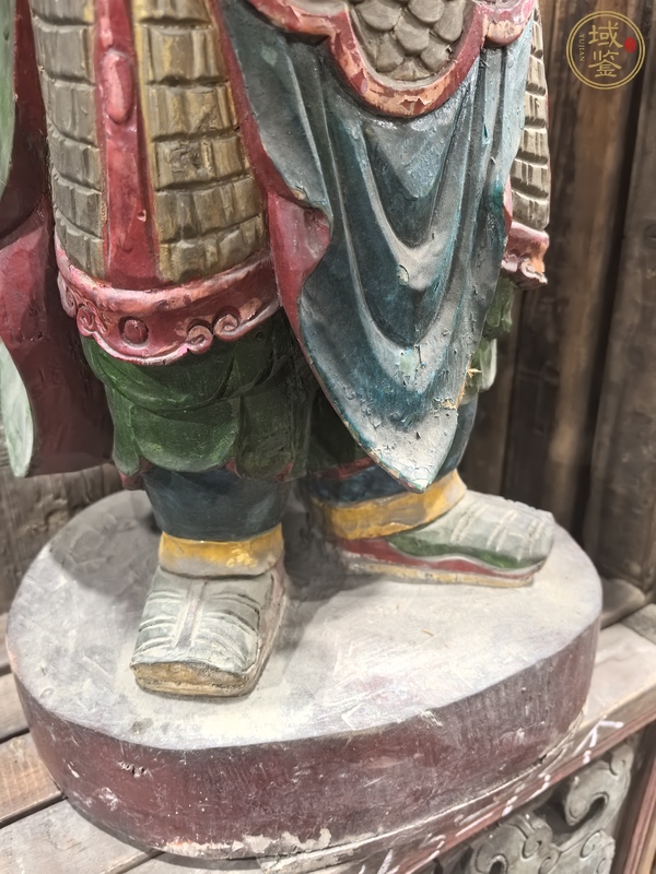 古玩雜項木雕像真品鑒賞圖