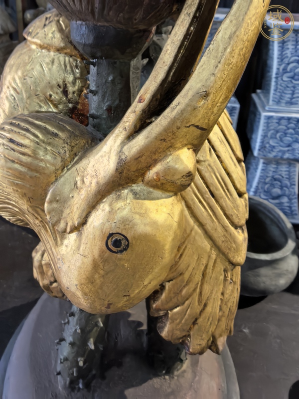 古玩雜項蓮花燭臺真品鑒賞圖