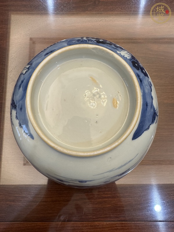 古玩陶瓷人物紋青花碗真品鑒賞圖