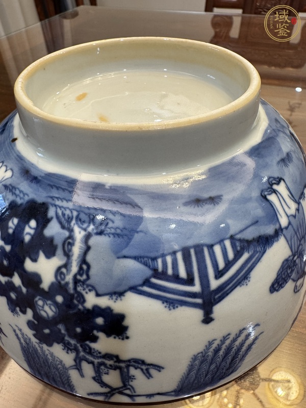古玩陶瓷人物紋青花碗真品鑒賞圖