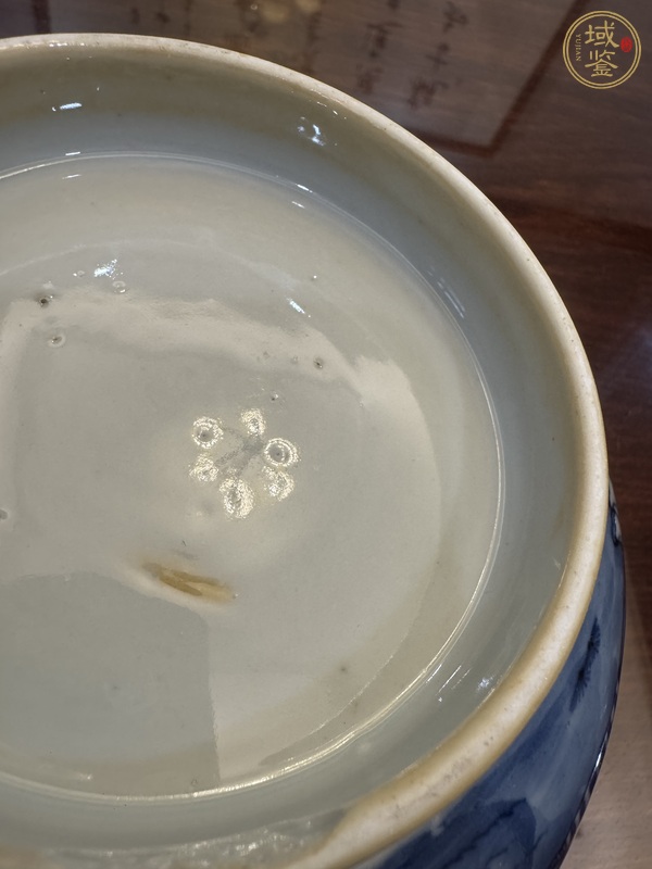 古玩陶瓷人物紋青花碗真品鑒賞圖
