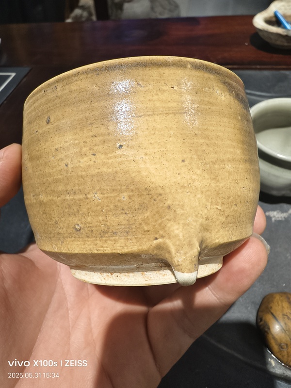 古玩陶瓷褐釉香爐拍賣，當前價格2680元