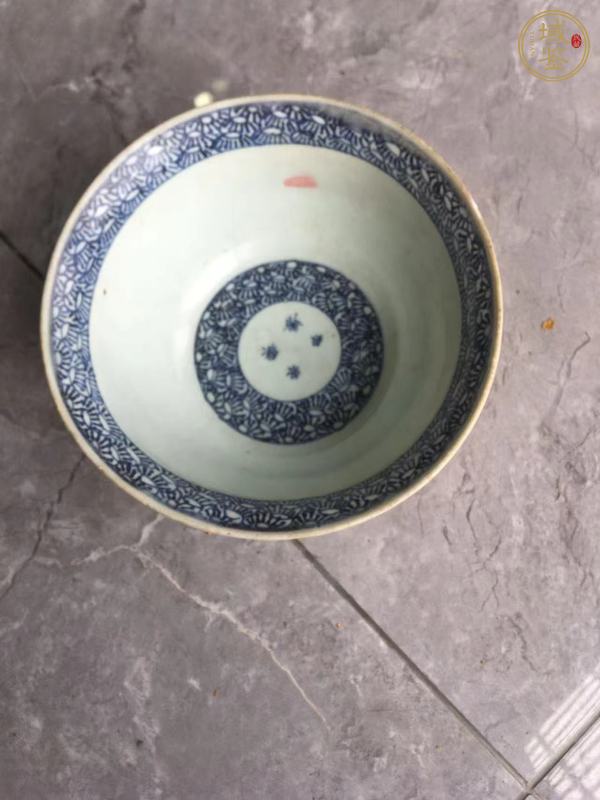 古玩陶瓷游赤壁青花碗真品鑒賞圖