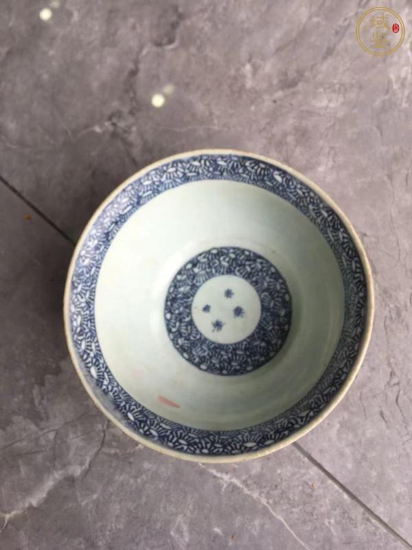 古玩陶瓷游赤壁青花碗真品鑒賞圖