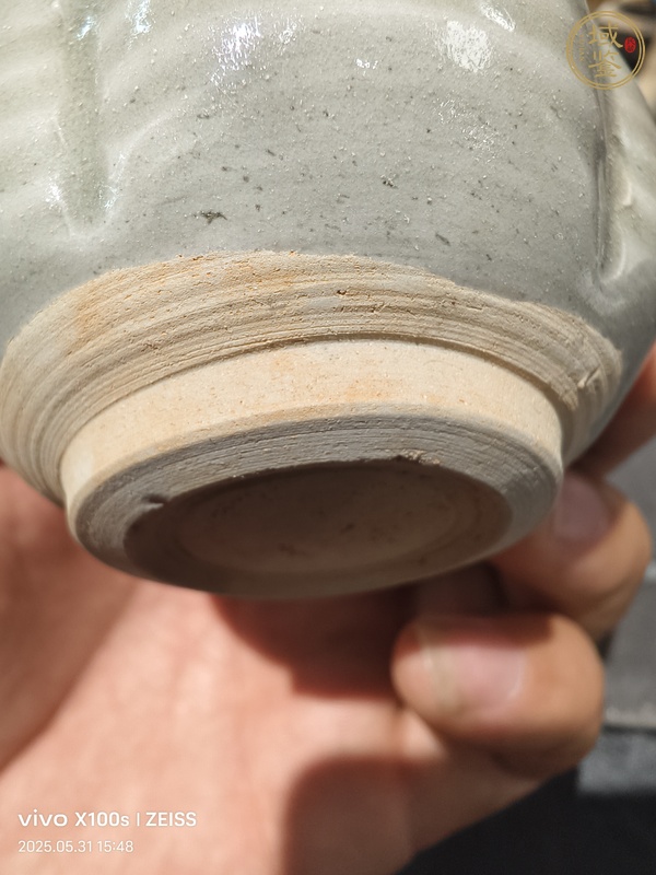 古玩陶瓷影青瓜棱罐真品鑒賞圖