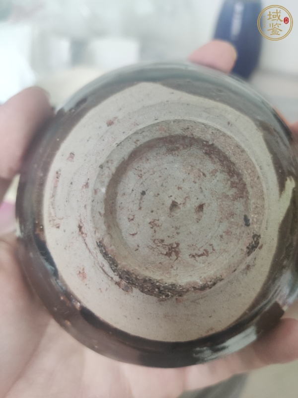 古玩陶瓷金元時(shí)期黑釉束口盞真品鑒賞圖