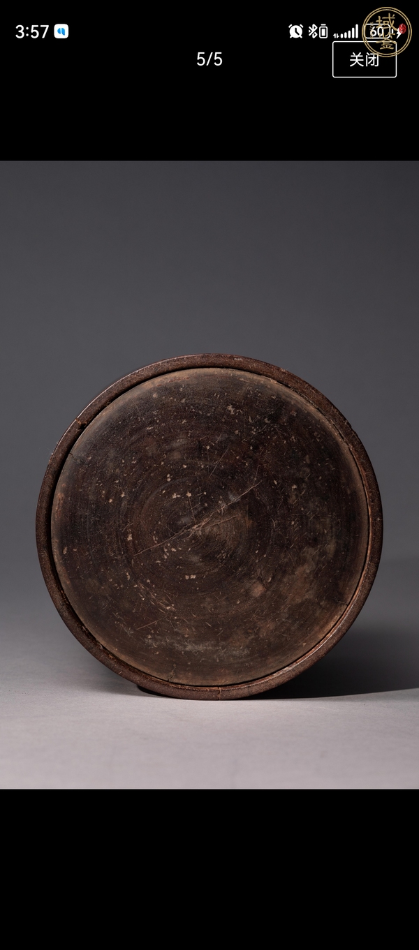古玩雜項黃花梨筆筒真品鑒賞圖