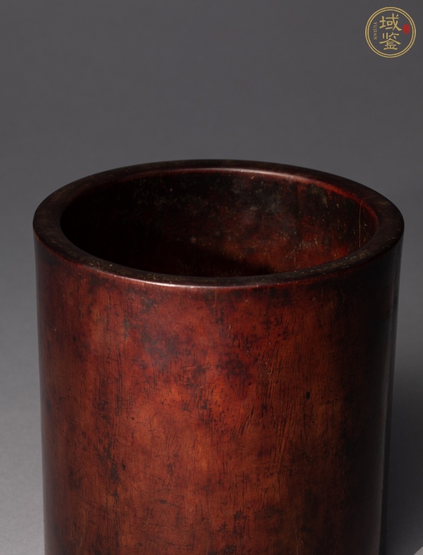 古玩雜項黃花梨筆筒真品鑒賞圖