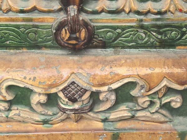 古玩陶瓷琉璃釉獅子造像真品鑒賞圖