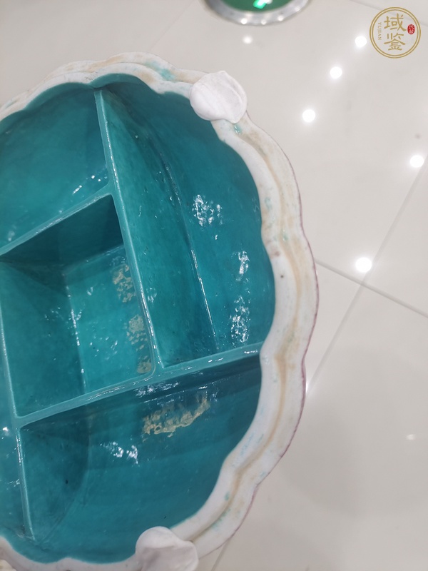 古玩陶瓷胭脂紅彩蓋盒真品鑒賞圖
