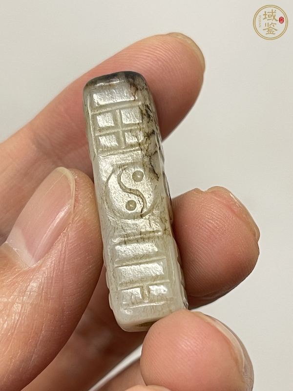 古玩仿古玉勒子真品鑒賞圖