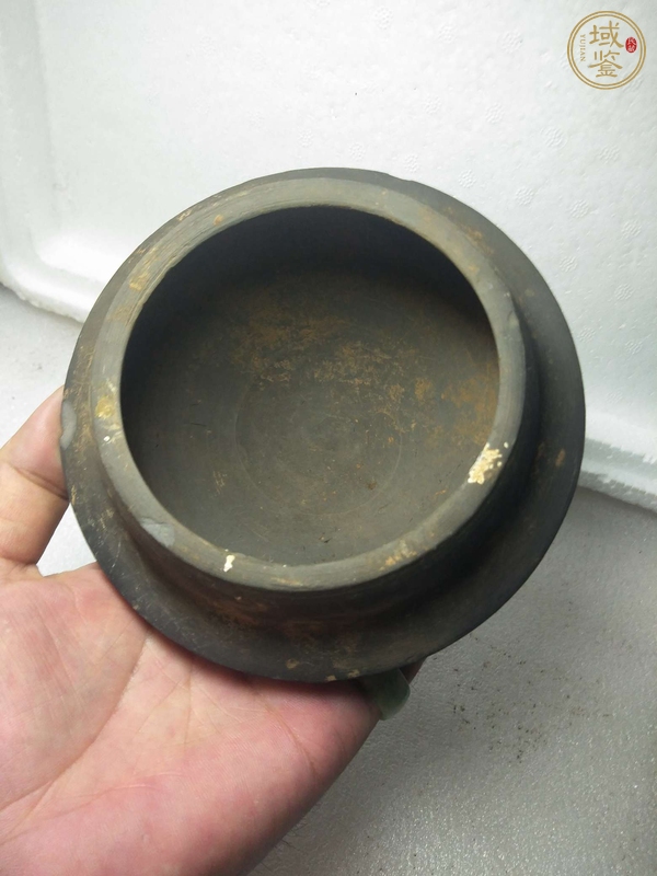 古玩陶瓷灰陶缽真品鑒賞圖