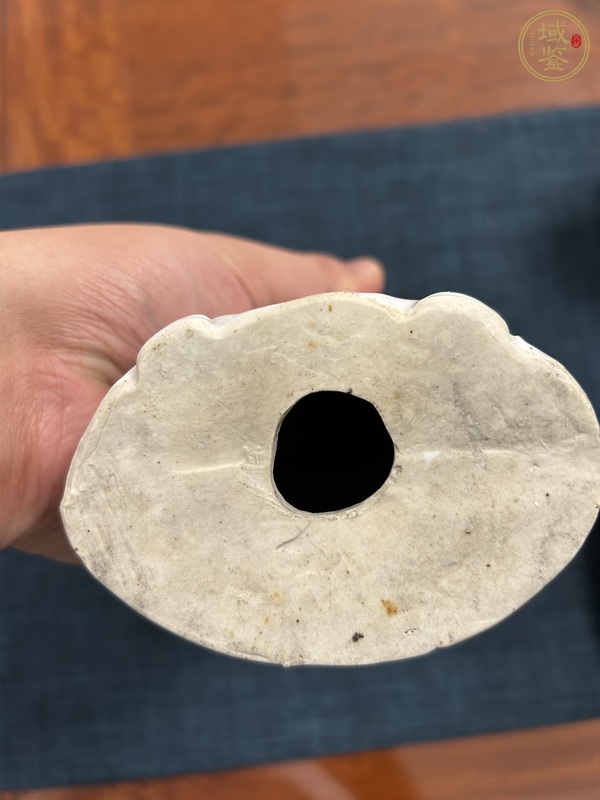 古玩陶瓷三星高照圖塑像真品鑒賞圖