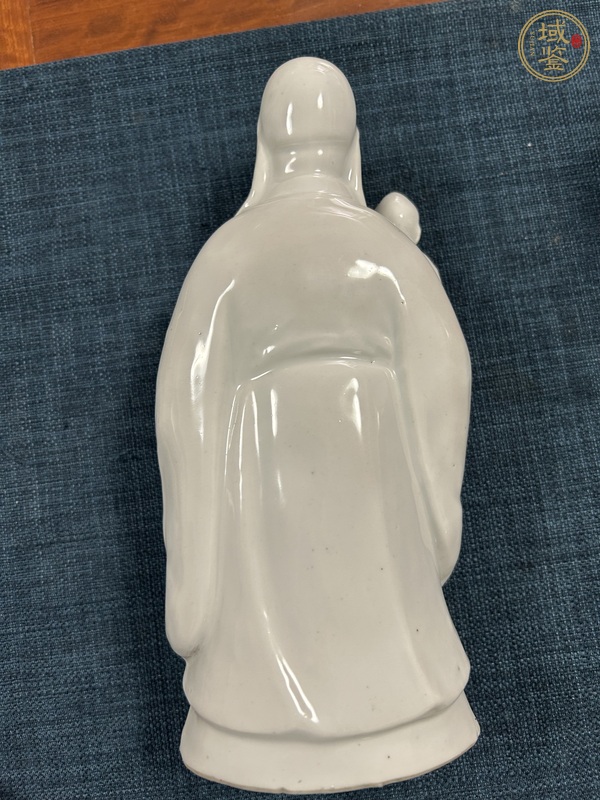 古玩陶瓷三星高照圖塑像真品鑒賞圖