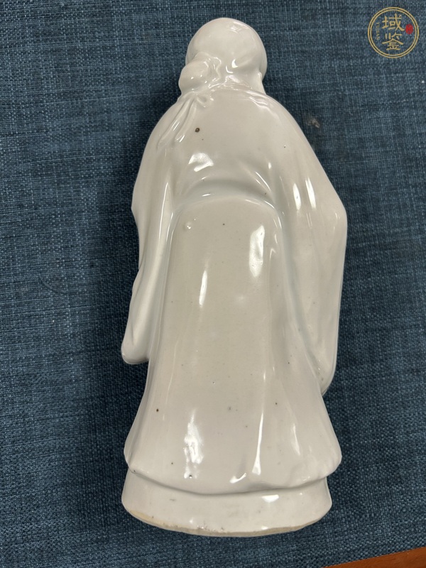 古玩陶瓷三星高照圖塑像真品鑒賞圖