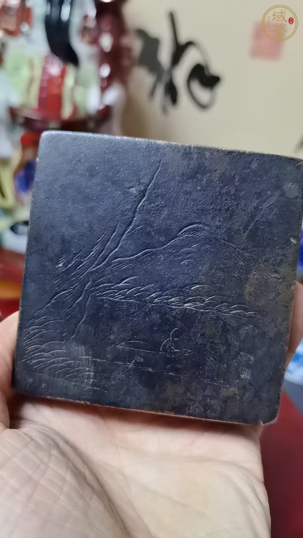 古玩銅器銅墨盒真品鑒賞圖