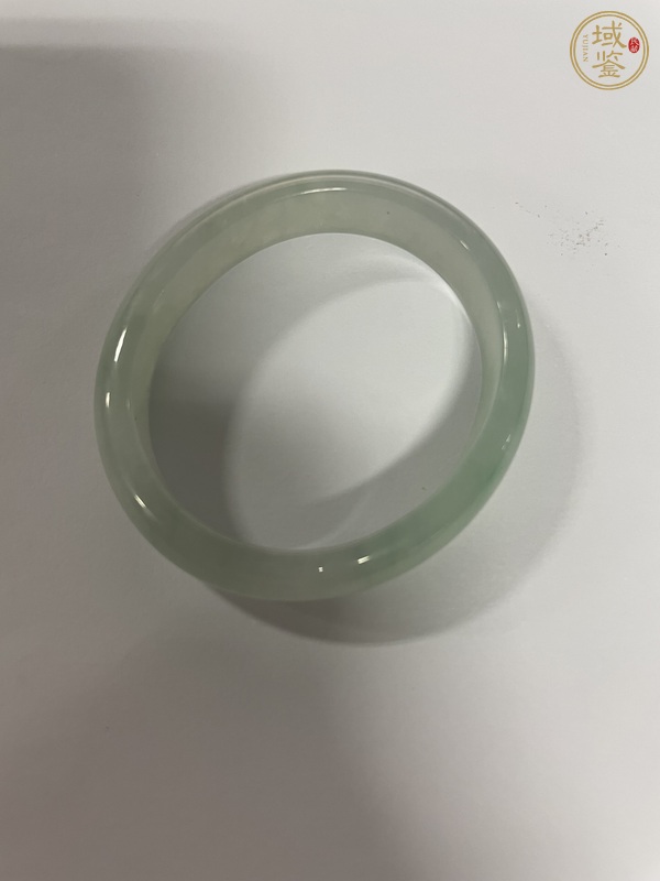 古玩玉器天然翡翠A貨手鐲真品鑒賞圖