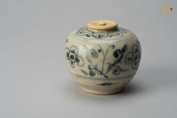 古玩陶瓷青花水盂真品鑒賞圖