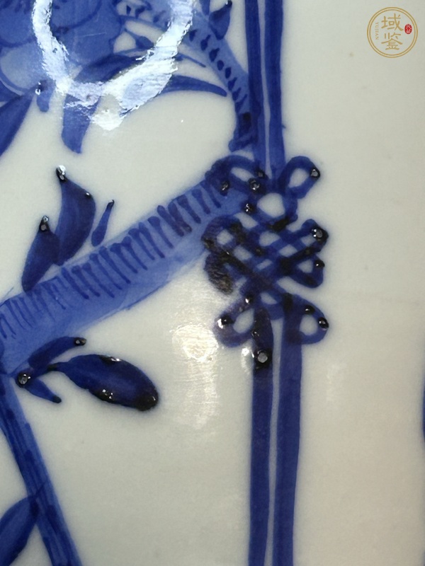 古玩陶瓷青花人物故事紋雞腿瓶真品鑒賞圖