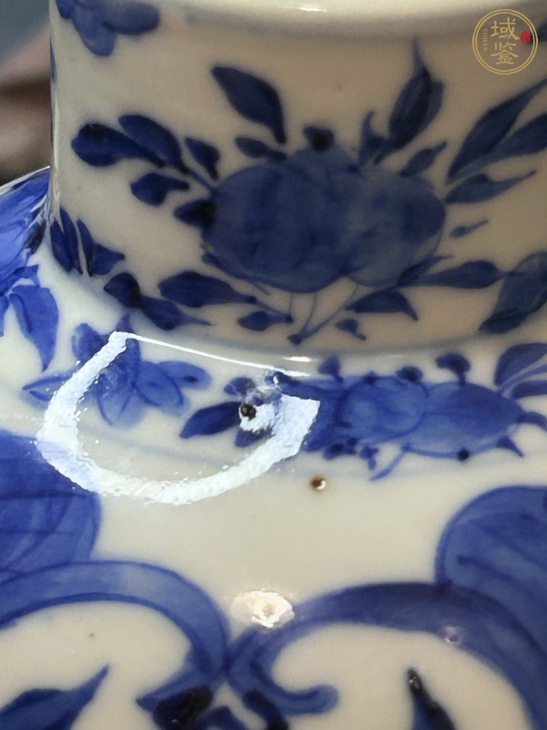 古玩陶瓷青花人物故事紋雞腿瓶真品鑒賞圖