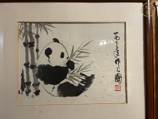 古玩熊貓真品鑒賞圖